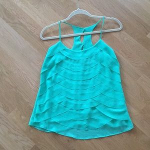 Turquoise “Mermaid” Tank